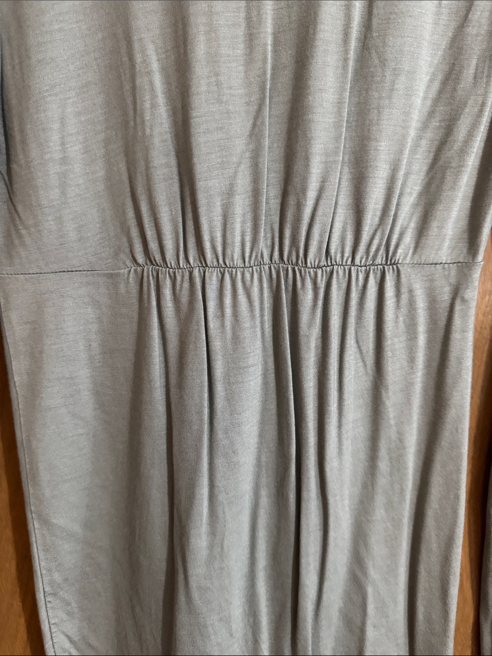 LOFT blue-grey Twist-Front Long Sleeve Tee - Picture 5 of 5